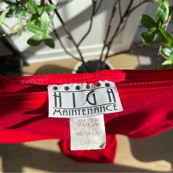 Vintage 90s High Maintenance Velvet Dress - Picture 5 of 16